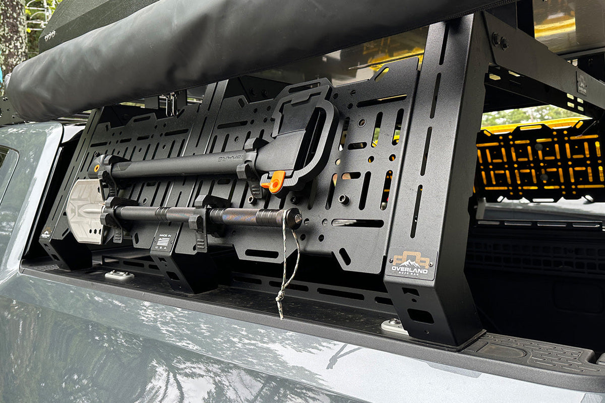 Bed Ramp For Rivian R1t Rivian R1T Bed Rack System by Overland Ruff Rax - EV Sportline - The ...