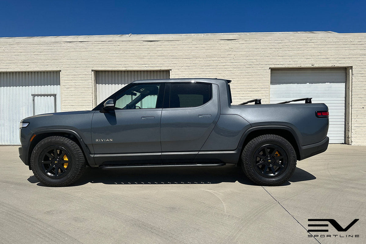 R800 Compass 8 Spoke 20&quot; Flow Forged Wheel &amp; Tire Package by Team 1EV for Rivian R1T / R1S Open Box Special!