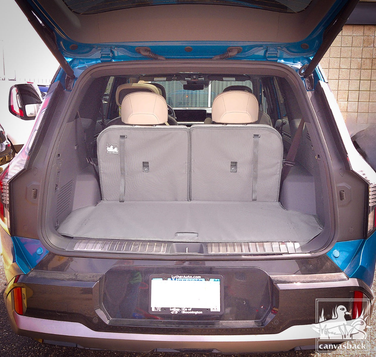 Rear Cargo and Back Seat Down Canvasback Liner and Surface Covers for 2024-Present Kia EV9