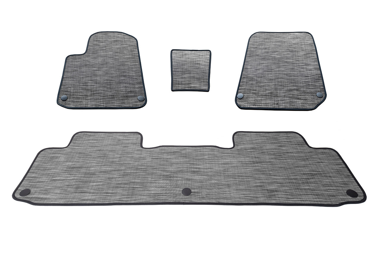 Chilewich Custom Color & Weave Floor Mat Sets for Rivian R1T / R1S