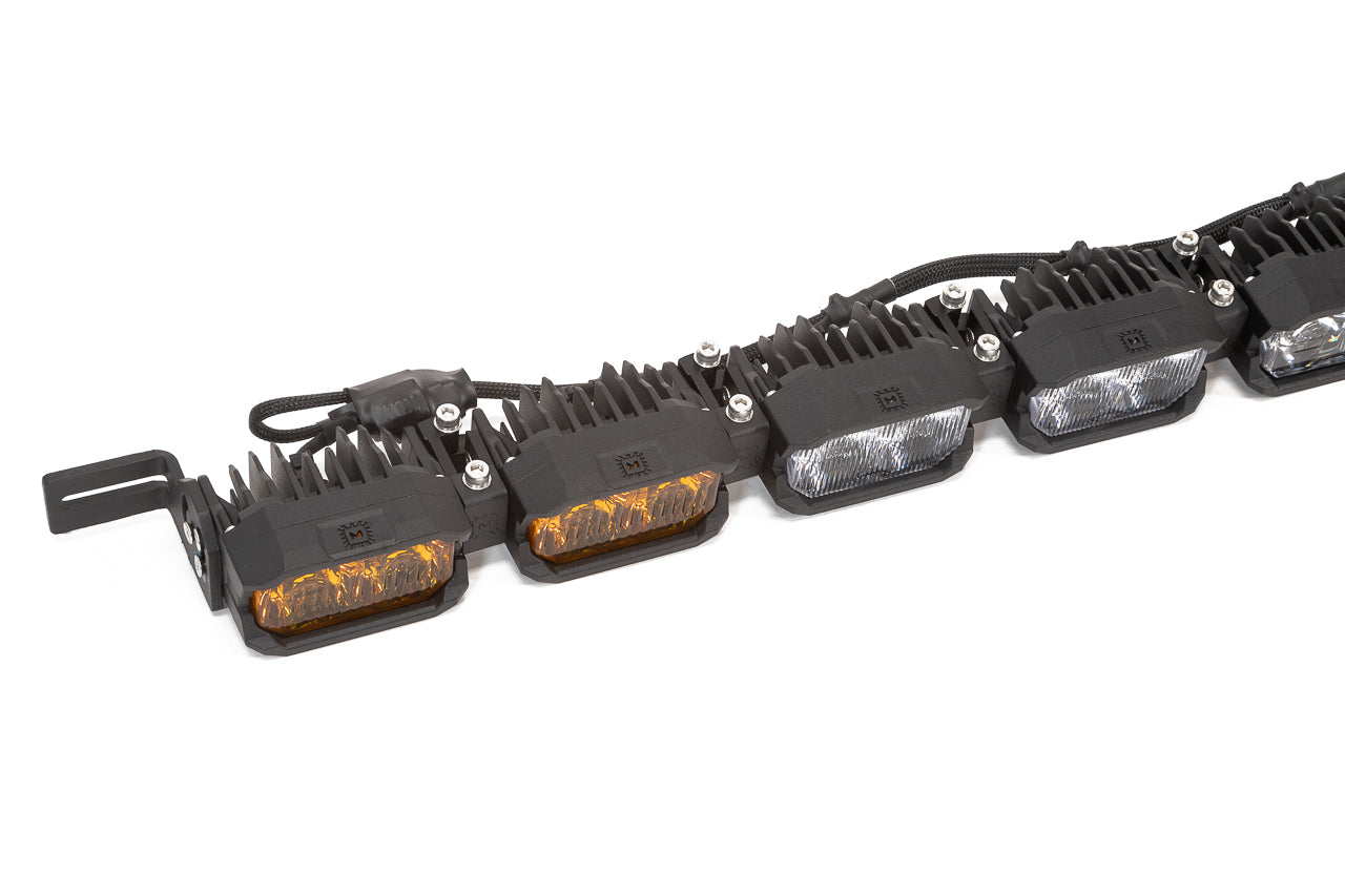 Off-Road Light Bar / Single Row LED 10 Pod / 40" Morimoto BangerBar for Rivian R1T / R1S