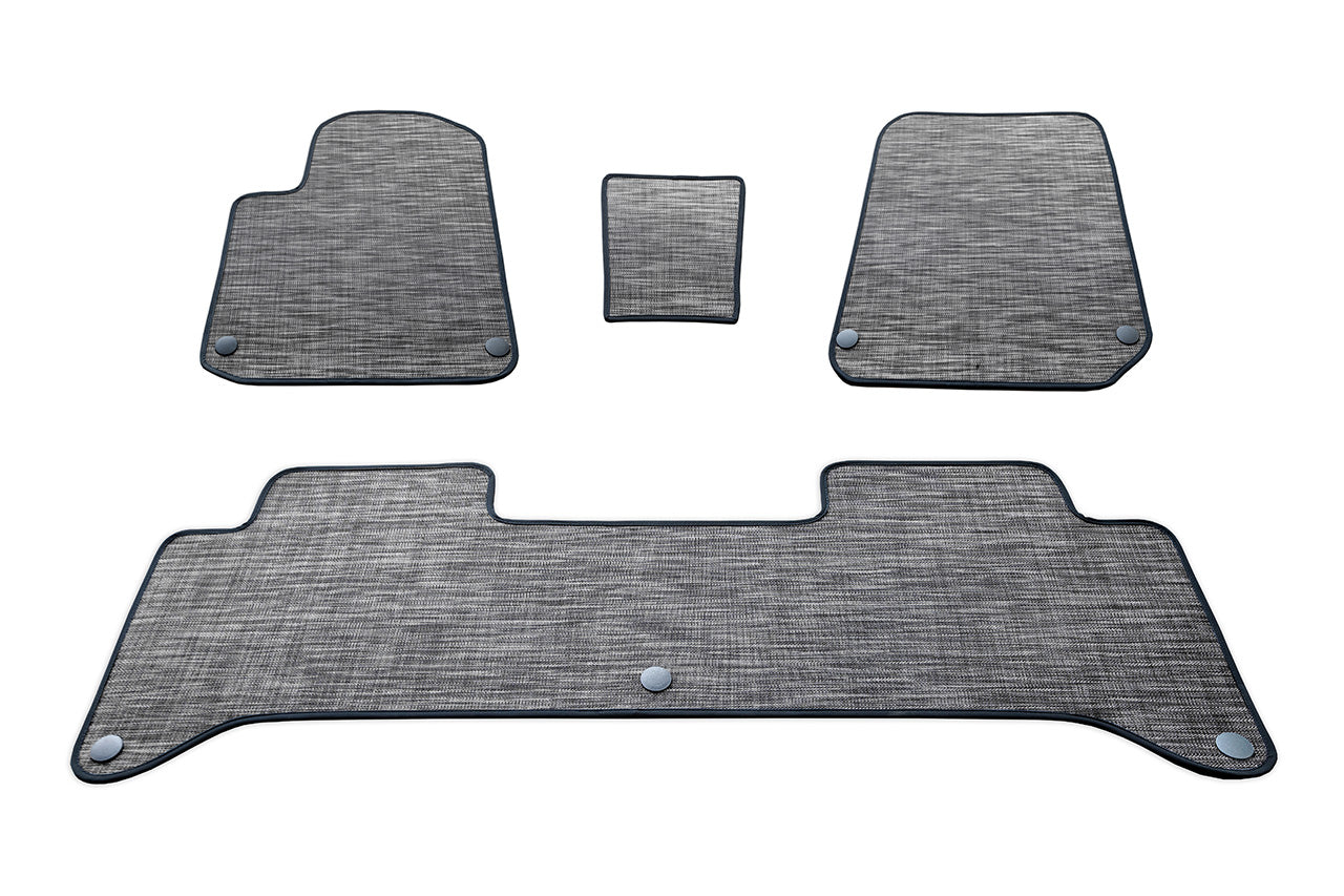 Chilewich Custom Color & Weave Floor Mat Sets for Rivian R1T / R1S
