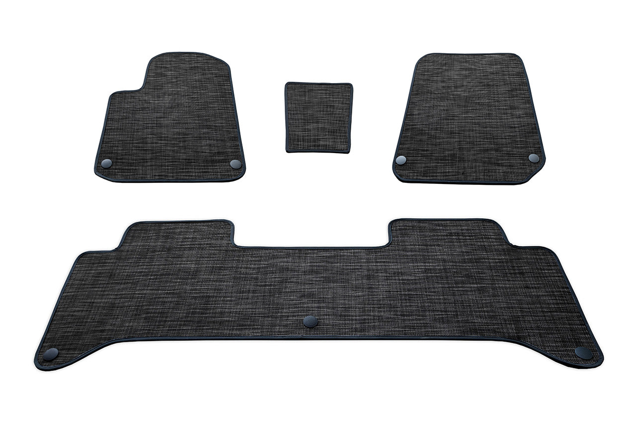 Chilewich Custom Color & Weave Floor Mat Sets for Rivian R1T / R1S