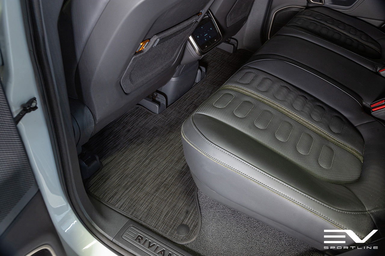 Chilewich Custom Color & Weave Floor Mat Sets for Rivian R1T / R1S