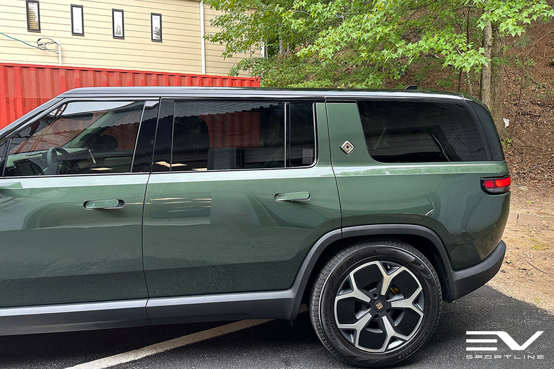 Chrome Delete Black-Out Trim Vinyl Wrap Complete DIY Kit for Rivian R1 ...
