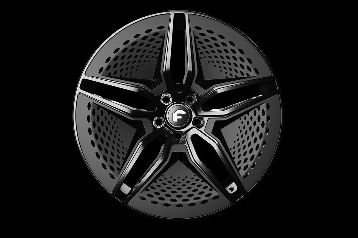 Tesla Model X 2021+ LR / Plaid Forgiato E Vecolo EV 001 22&quot; Wheel and Tire Package (Set of 4) Open Box Special!