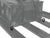 Front Runner Black Tie Down Rings and Eye Nuts for Slimeline II Racks