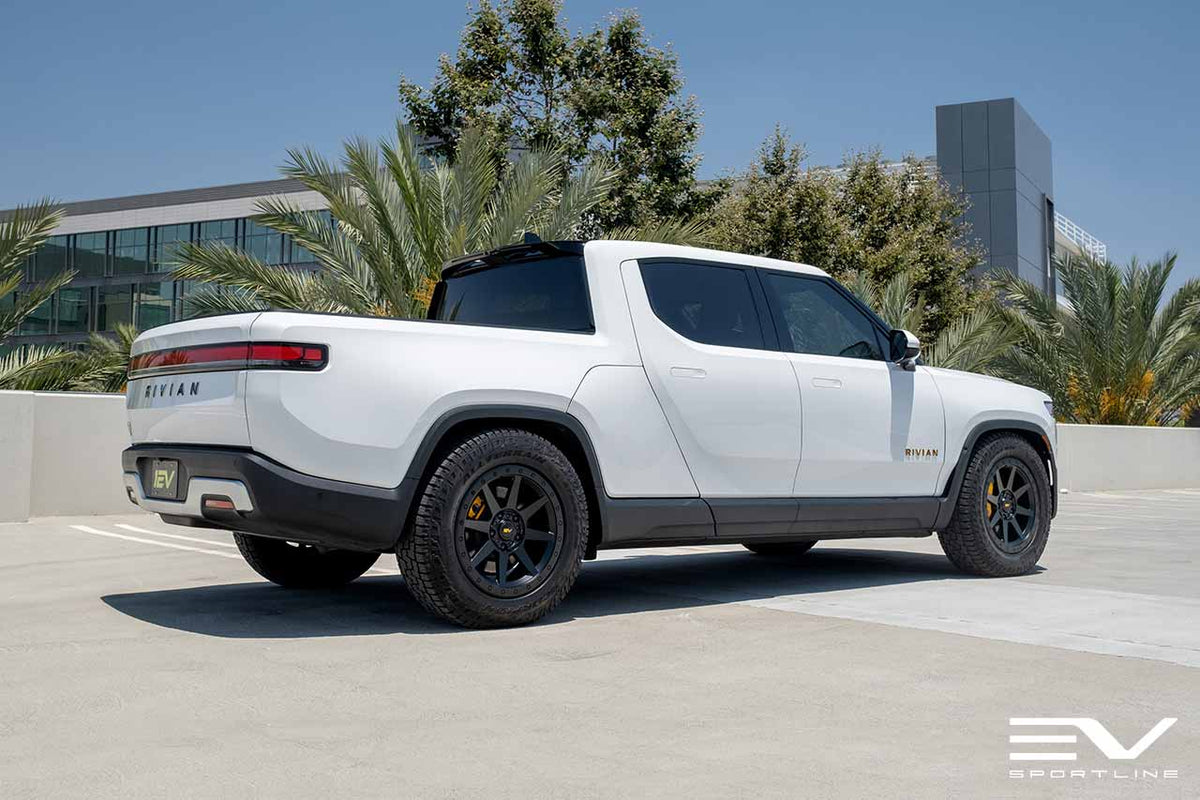 Rivian R1T / R1S R800 Compass 8 Spoke 20&quot; Flow Forged Wheel &amp; Tire Package by Team 1EV