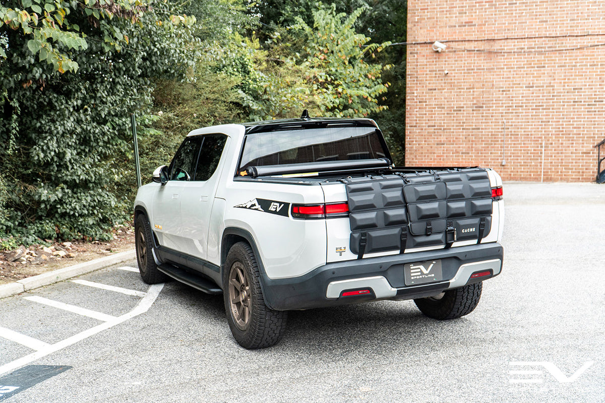 Team 1EV Truck Protective / Bike Tailgate Basecamp Pad 3.0 by Cache - Adventure Gear for Rivian R1T