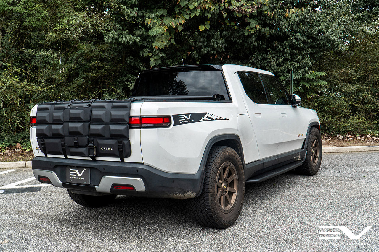 Team 1EV Truck Protective / Bike Tailgate Basecamp Pad 3.0 by Cache - Adventure Gear for Rivian R1T