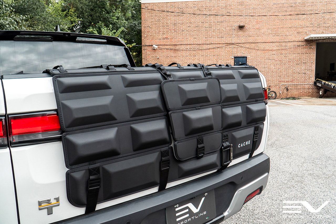 Team 1EV Truck Protective / Bike Tailgate Basecamp Pad 3.0 by Cache - Adventure Gear for Rivian R1T