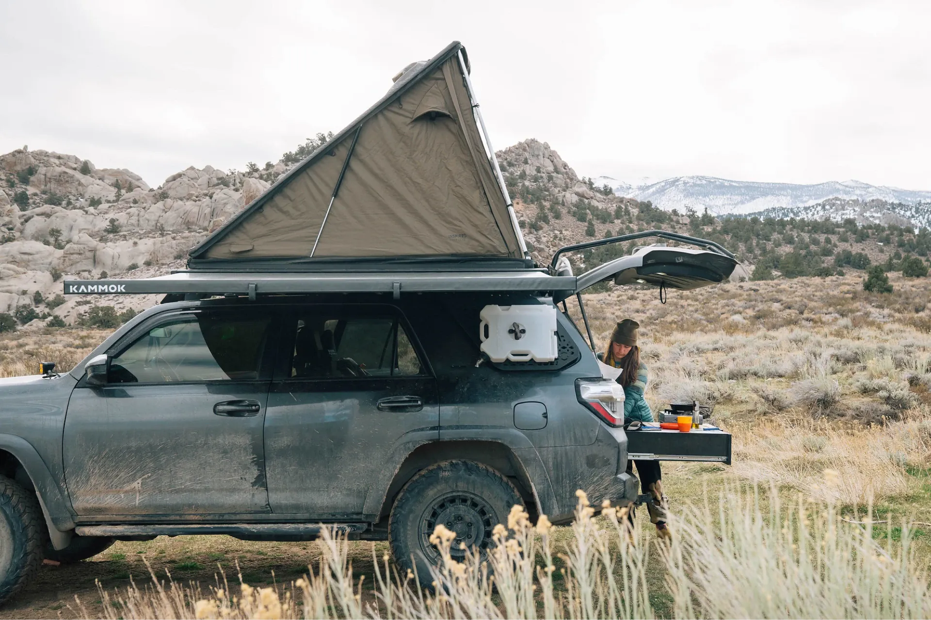Kammok Crosswing Awning for Rivian R1T / R1S