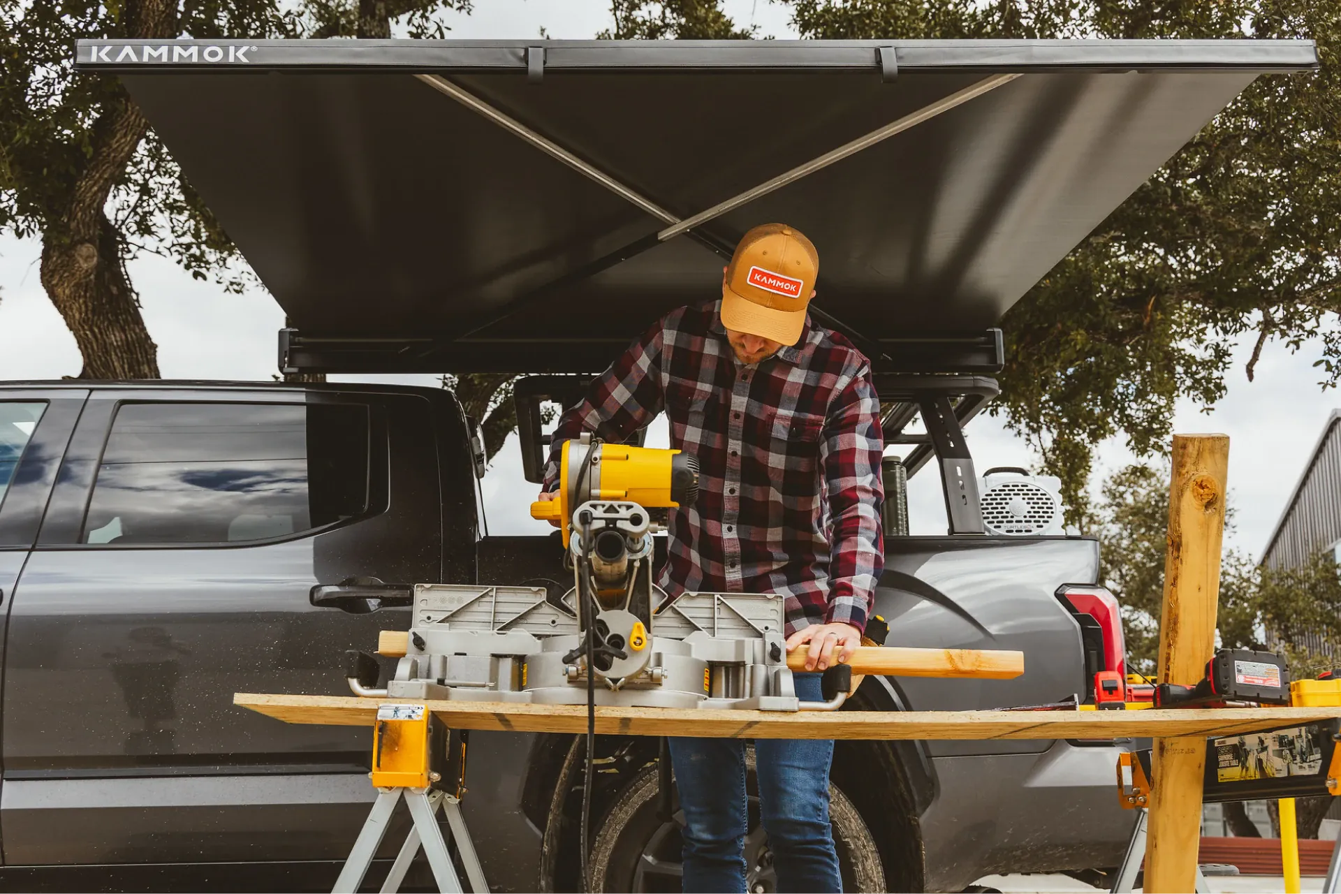 Kammok Crosswing Awning for Rivian R1T / R1S