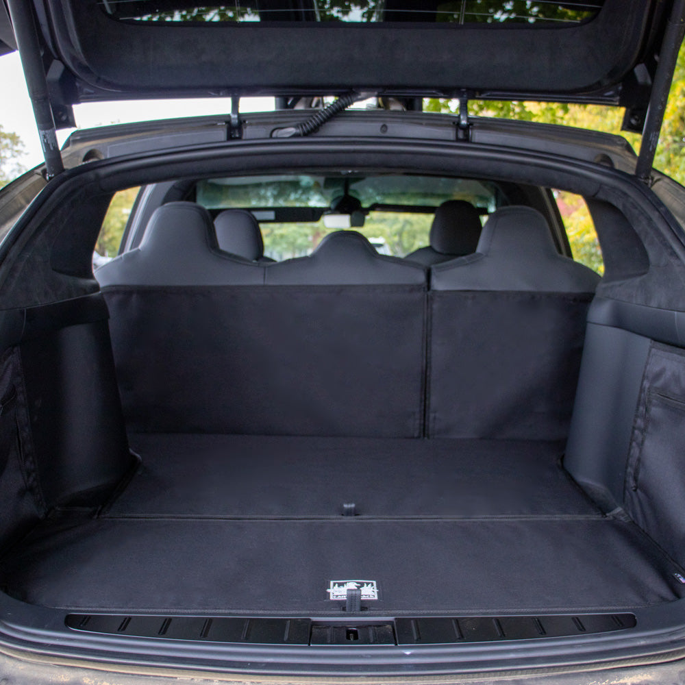 Rear Cargo and Back Seat Down Canvasback Liner and Surface Covers for 2022-2025 Tesla Model X 5 Passenger