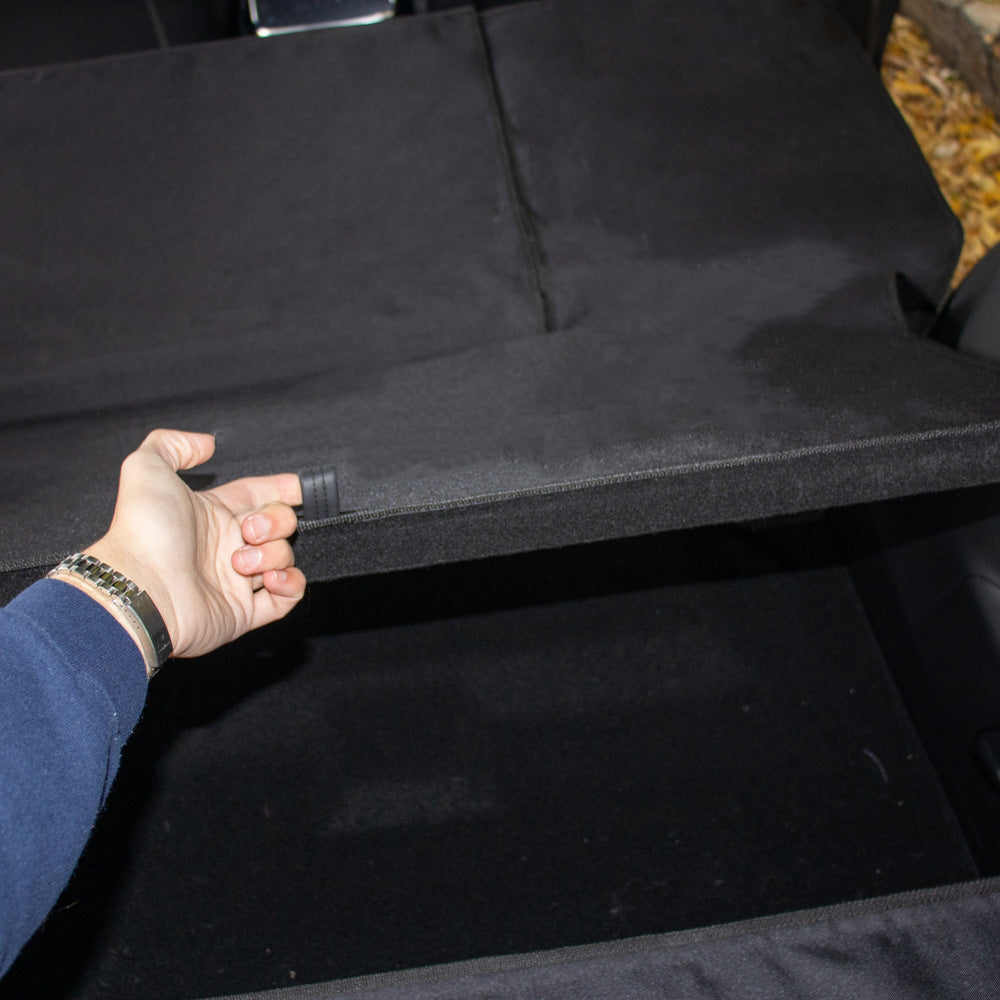 Rear Cargo and Back Seat Down Canvasback Liner and Surface Covers for 2022-2025 Tesla Model X 5 Passenger