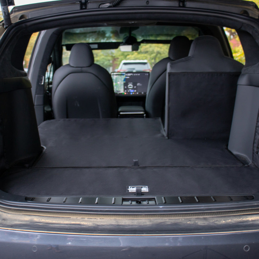 Rear Cargo and Back Seat Down Canvasback Liner and Surface Covers for 2022-2025 Tesla Model X 5 Passenger