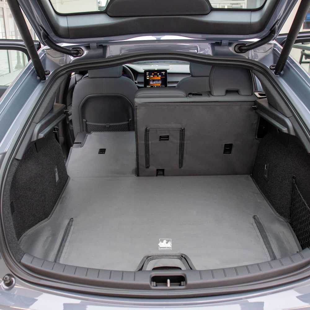 Rear Cargo and Back Seat Down Canvasback Liner and Surface Covers for Polestar 2