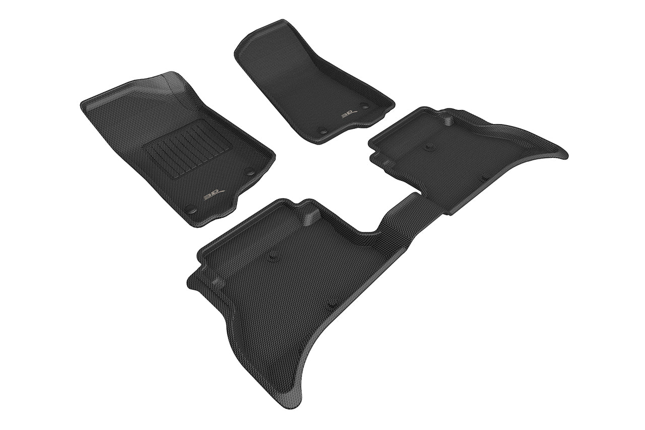 Jeep 4XE Wrangler 2021-2024 MAXpider 3D Kagu All-Weather Custom Fit Floor Mats