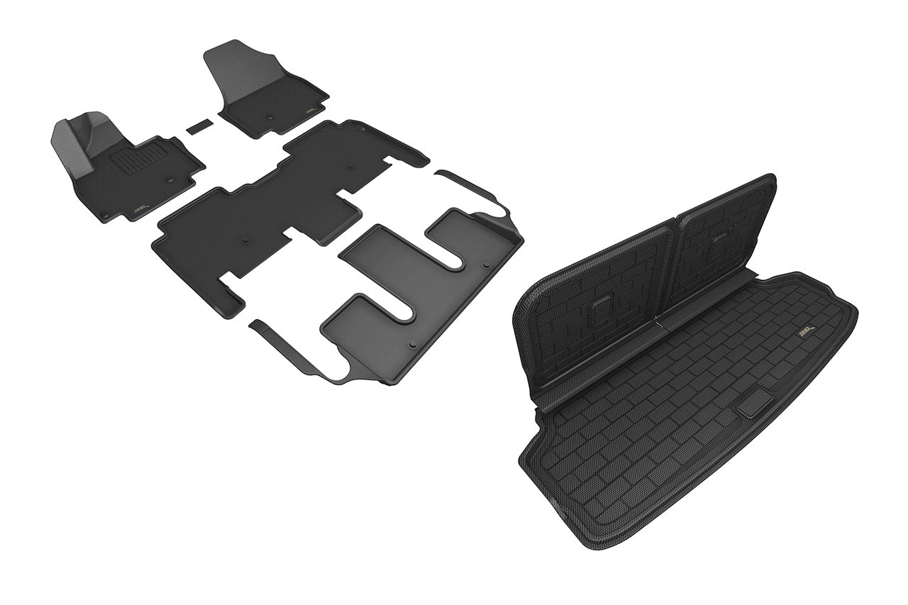 Kia EV9 3D MAXpider Kagu All Weather Custom Fit Floor Liner Mats