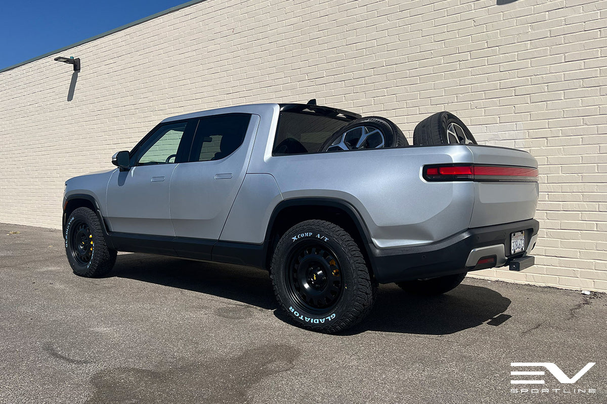 R1600 Spoke 20&quot; Steel Wheels by Team 1EV for Rivian R1T / R1S - Steelies