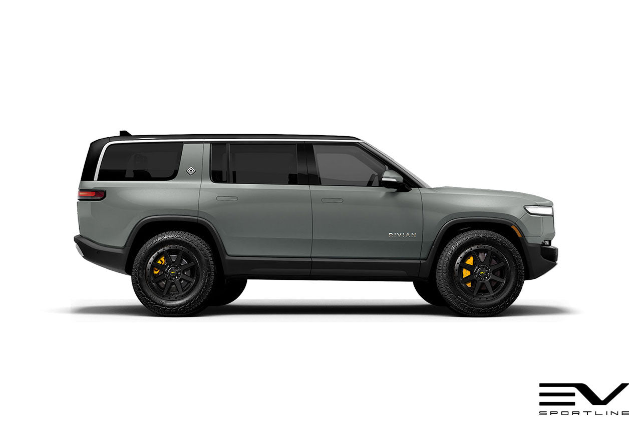 Team 1EV R800 Compass 8 Spoke 20" Flow Forged Wheel & Tire Package for Rivian R1T / R1S