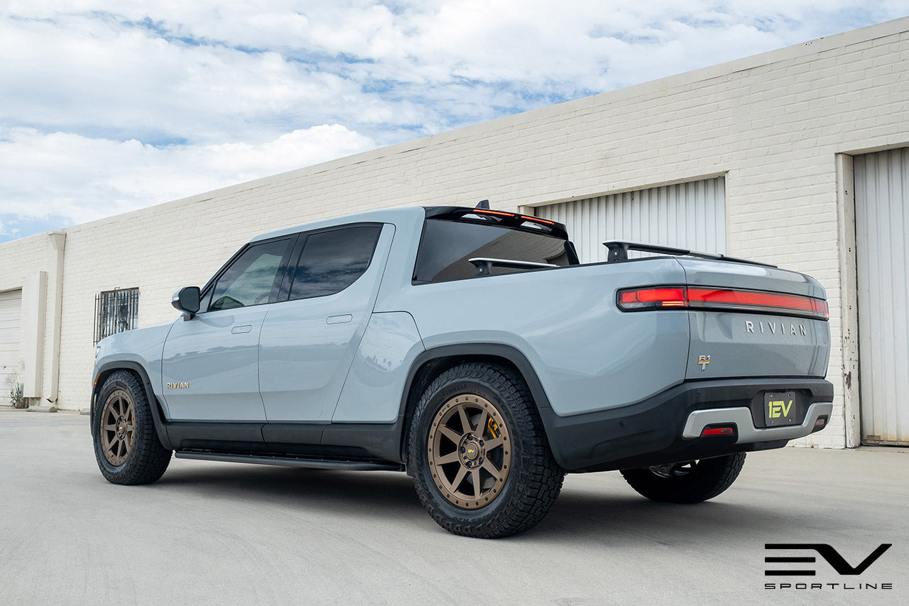 Team 1EV R800 Compass 8 Spoke 20" Flow Forged Wheel & Tire Package for Rivian R1T / R1S - Open Box Special!