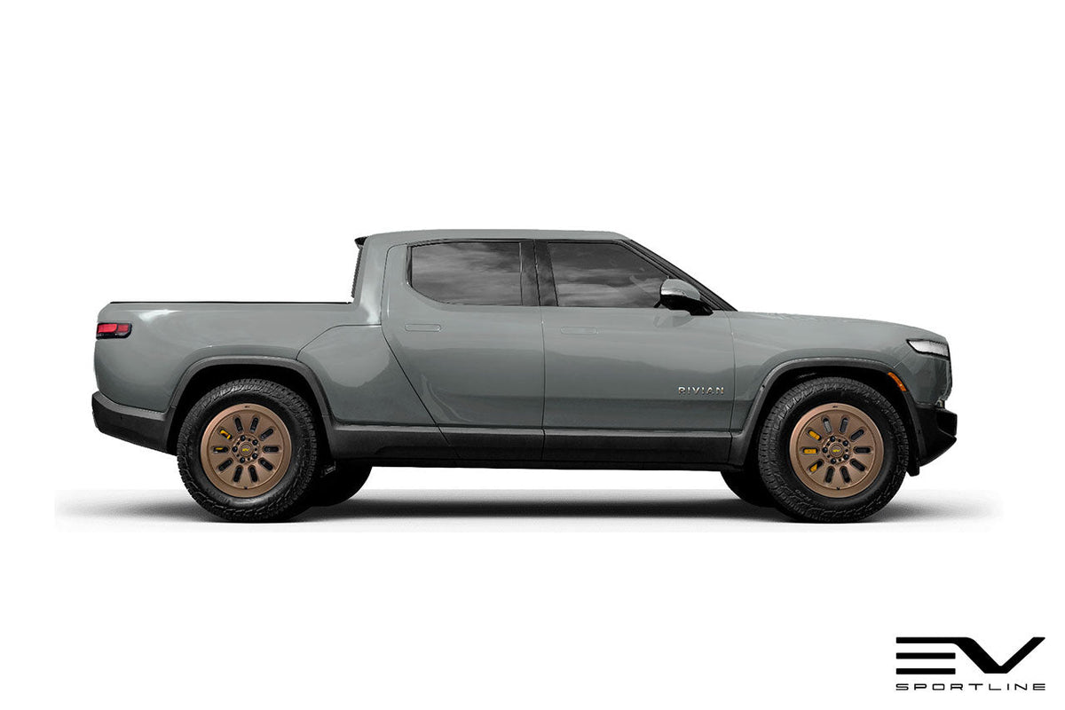 R1000 Adventure 10 Spoke 20&quot; Flow Forged Wheel &amp; Tire Package by Team 1EV for Rivian R1T / R1S Open Box Special!