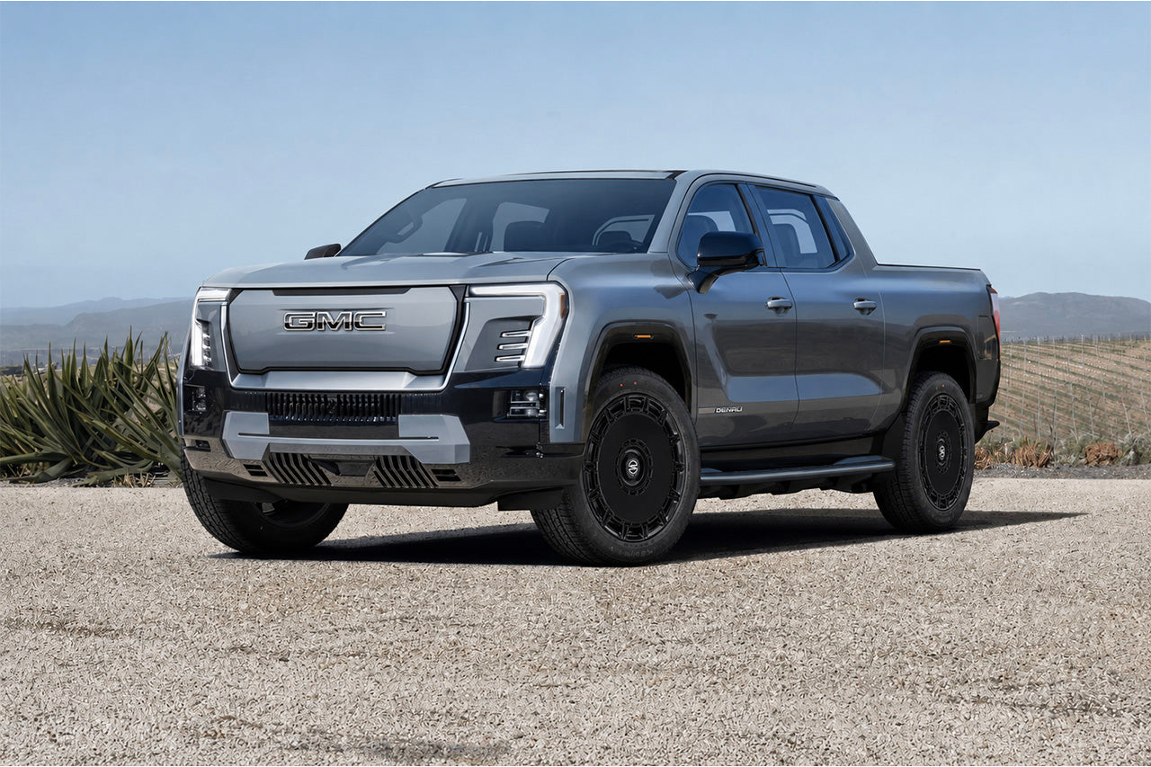 Apollo 24" GMC Sierra EV Full Face Wheels & Tire Packages