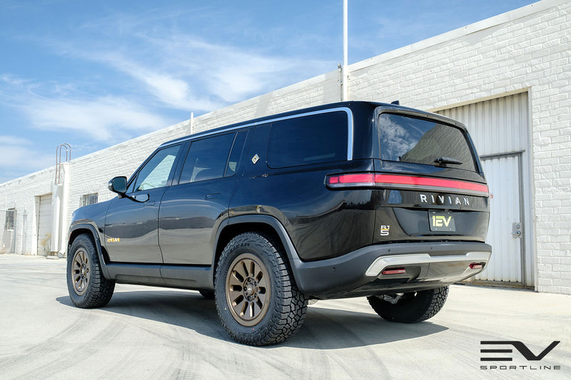 Custom Rims On Rivian Team 1EV R1000 Adventure 10 Spoke 20