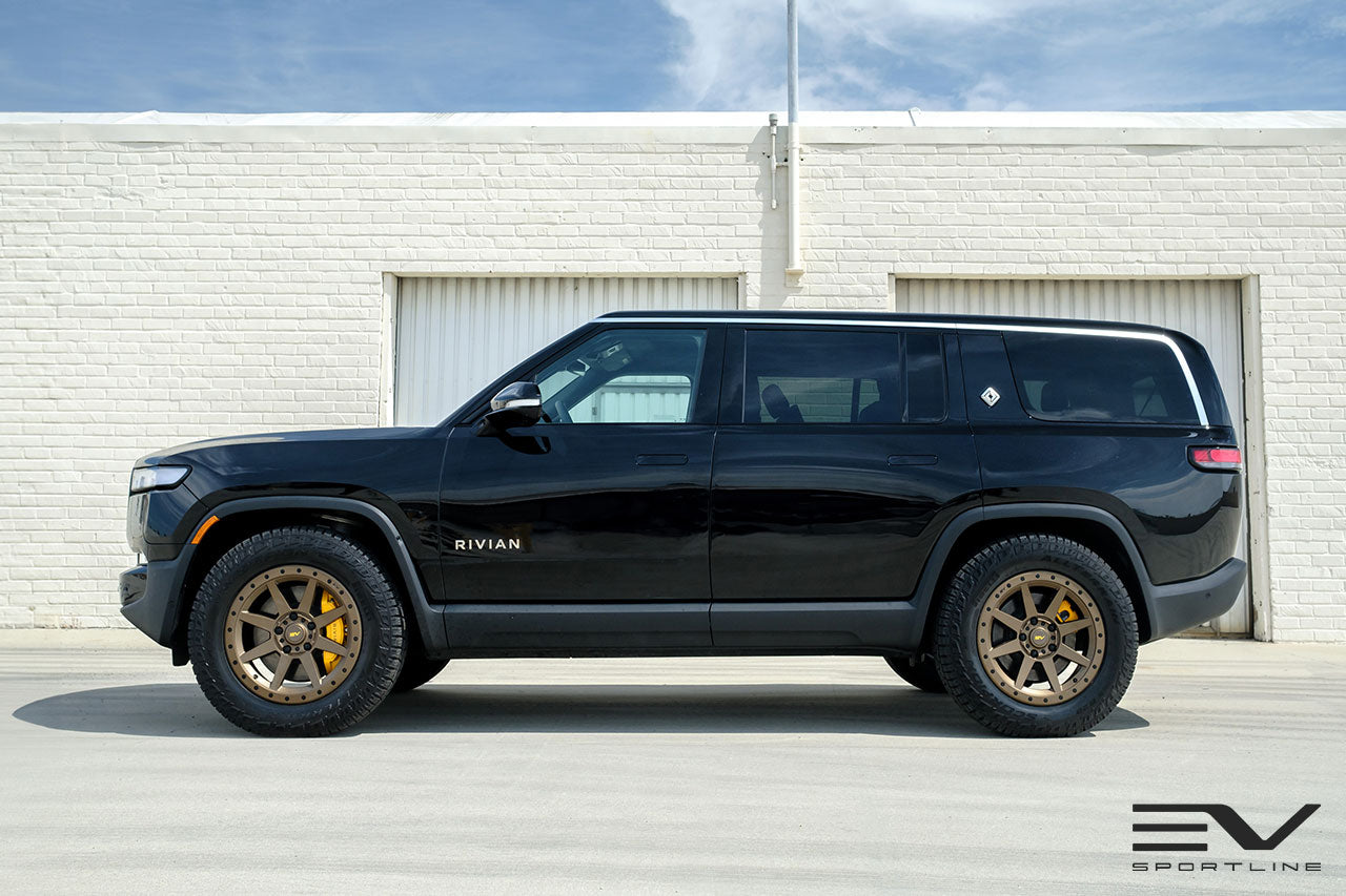 Team 1EV R800 Compass 8 Spoke 20" Flow Forged Wheel & Tire Package for Rivian R1T / R1S - Open Box Special!