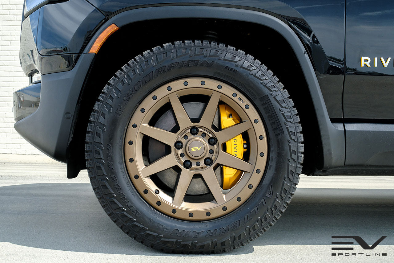 Team 1EV R800 Compass 8 Spoke 20" Flow Forged Wheels for Rivian R1T / R1S - Open Box Special!