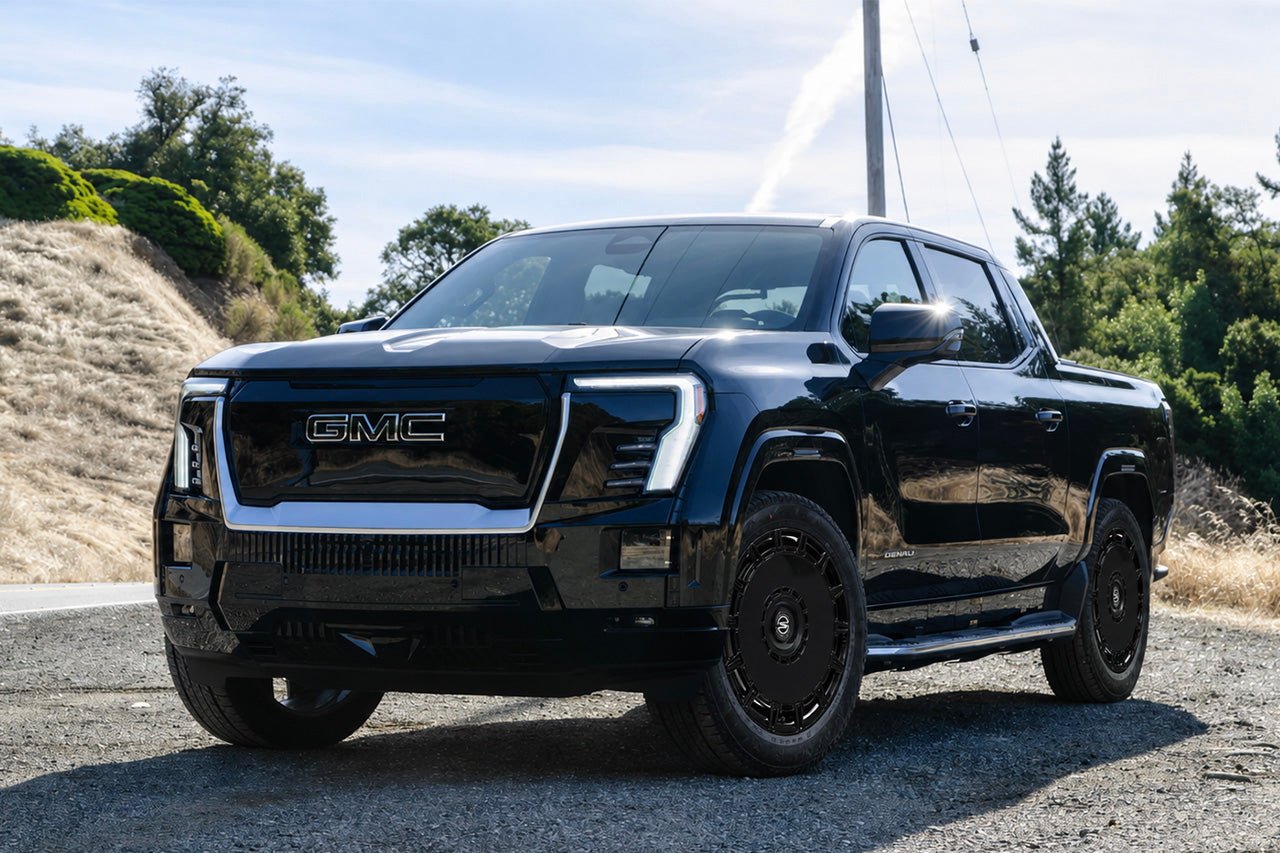 Apollo 24" GMC Sierra EV Full Face Wheels & Tire Packages