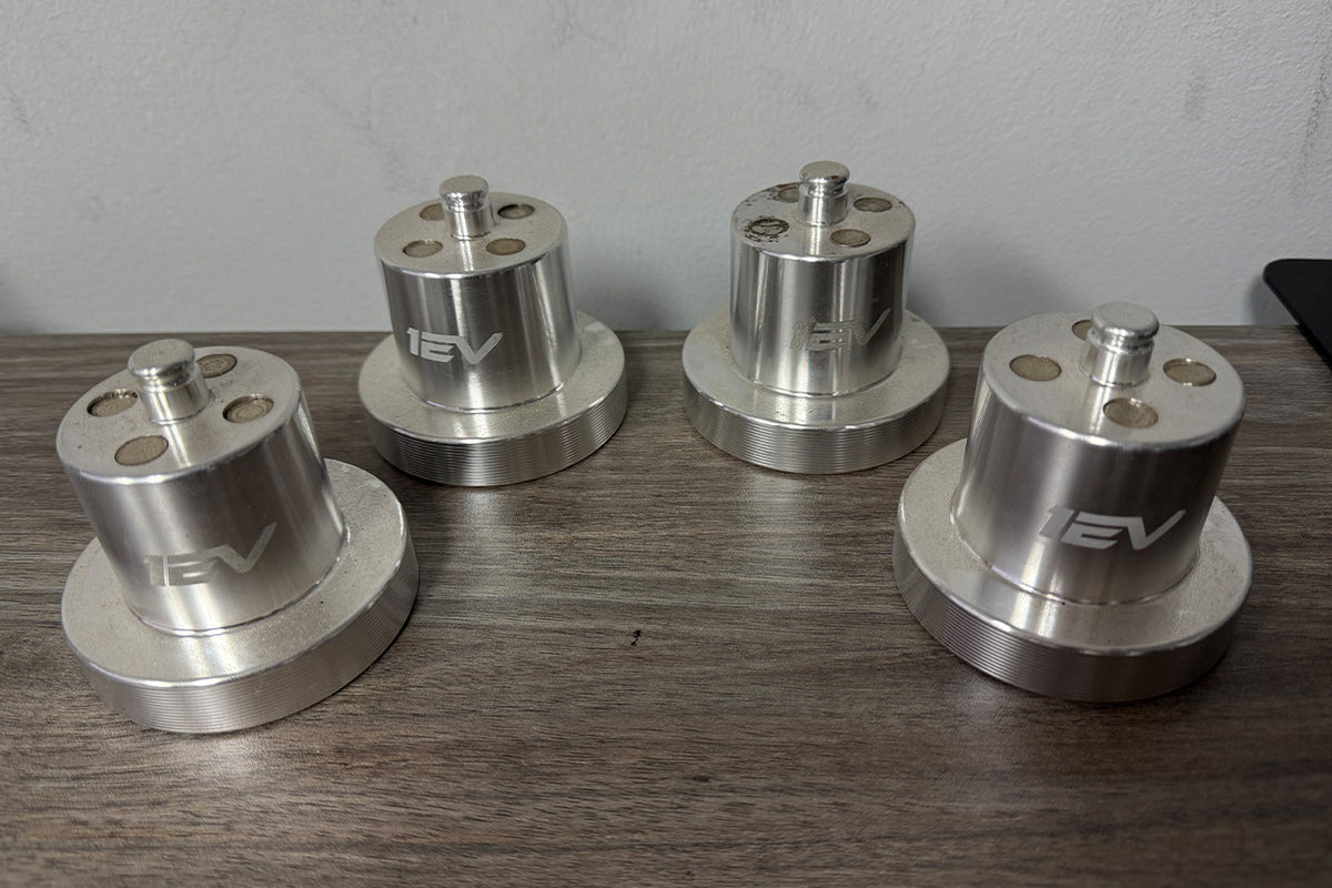 BLOW OUT SPECIAL! Rivian R1T / R1S Jack Pad Pucks - RMaxx Billet Aluminum