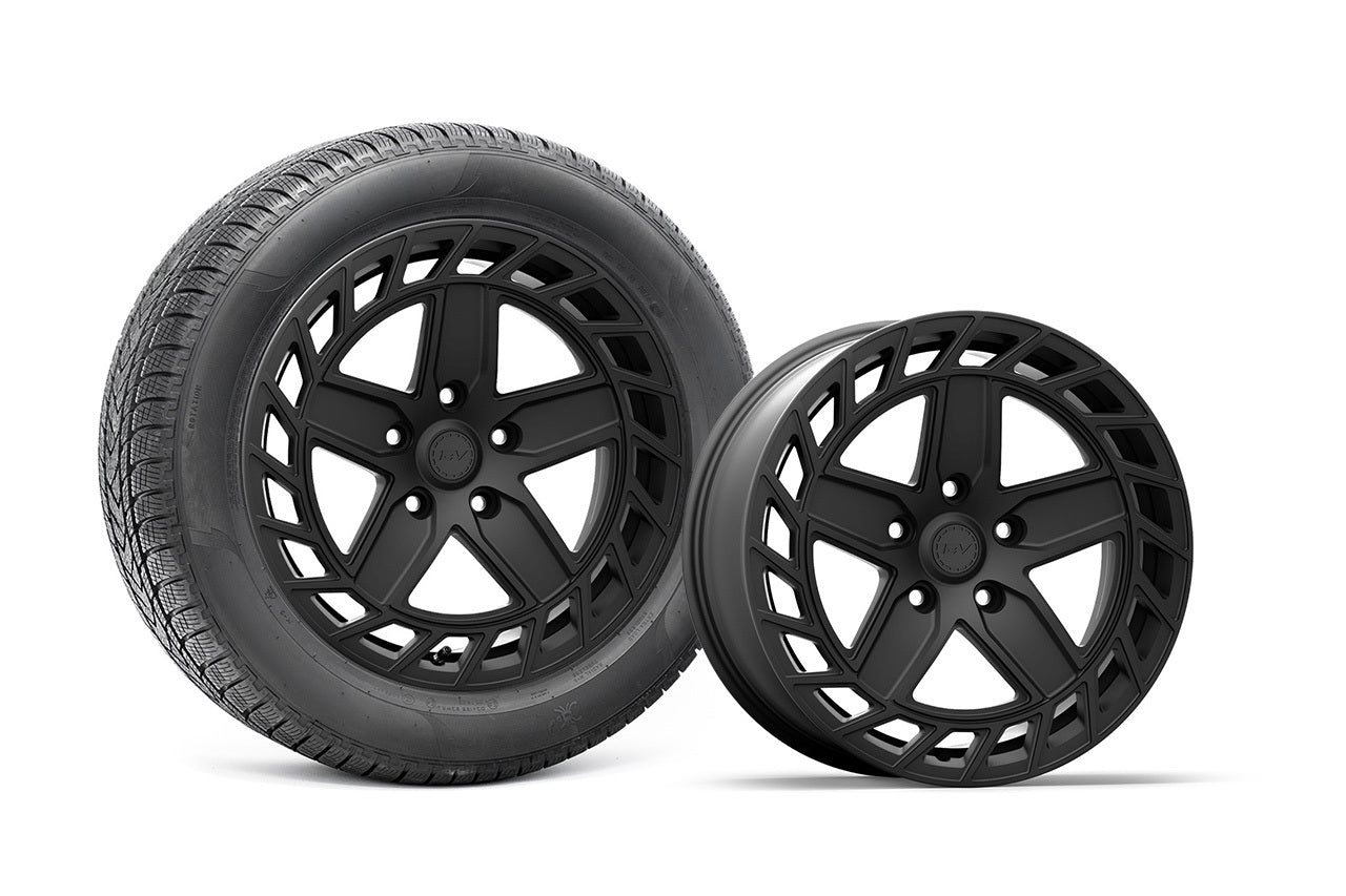 Team 1EV R500 20" Directional Aero Precision Forged Wheels & Tires for Rivian R2