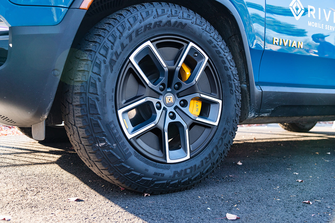 OPEN BOX Special! Aero Spoke Wheel Insert Covers for Five Spoke Rivian R1T / R1S 20" All-Terrain Wheels