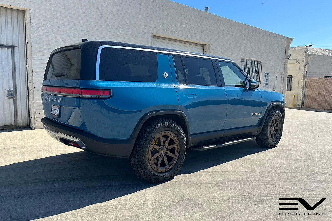 Team 1EV R800 Compass 8 Spoke 20" Flow Forged Wheel & Tire Package for Rivian R1T / R1S - Open Box Special!