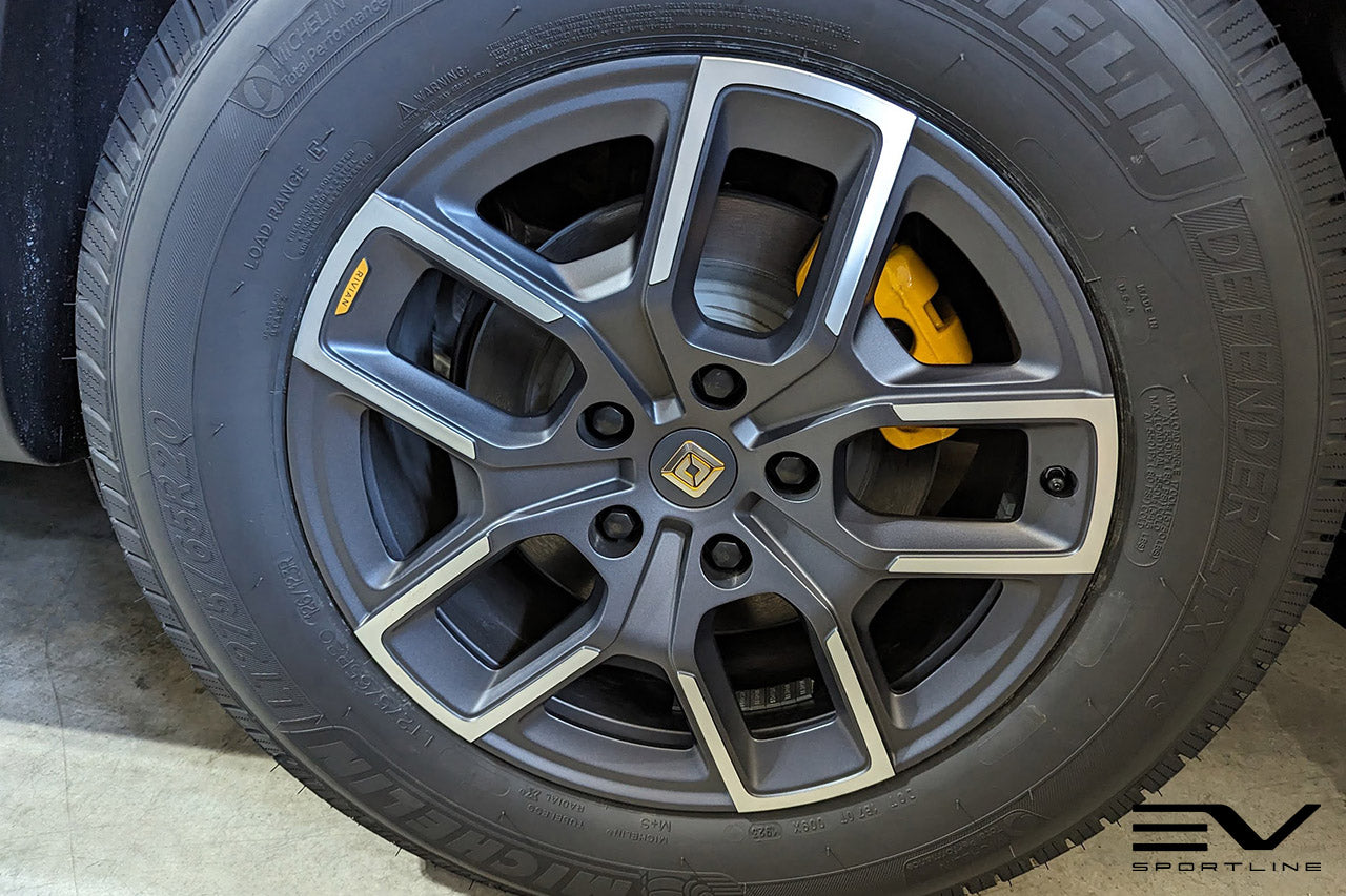 Aero Spoke Wheel Insert Covers for Five Spoke Rivian R1T / R1S 20" All-Terrain Wheels