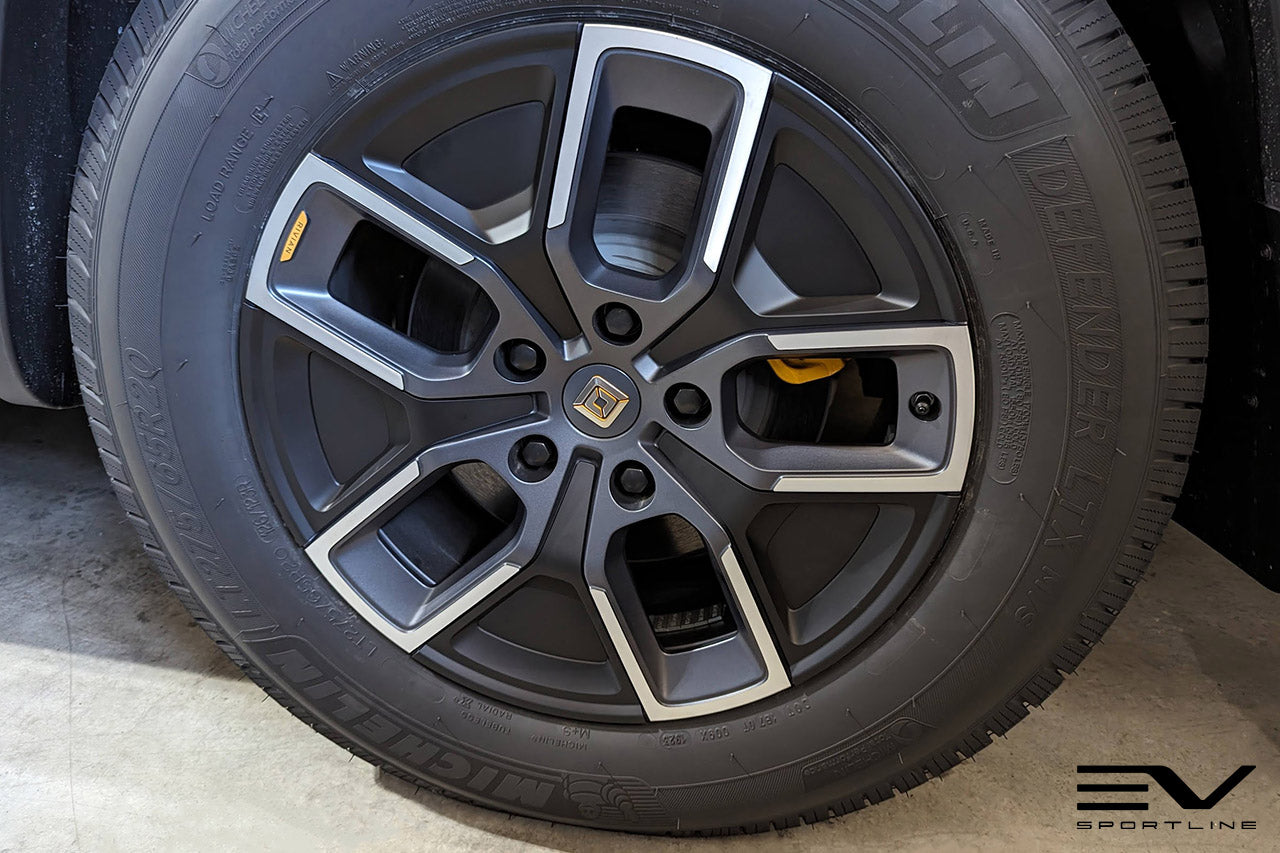 OPEN BOX Special! Aero Spoke Wheel Insert Covers for Five Spoke Rivian R1T / R1S 20" All-Terrain Wheels