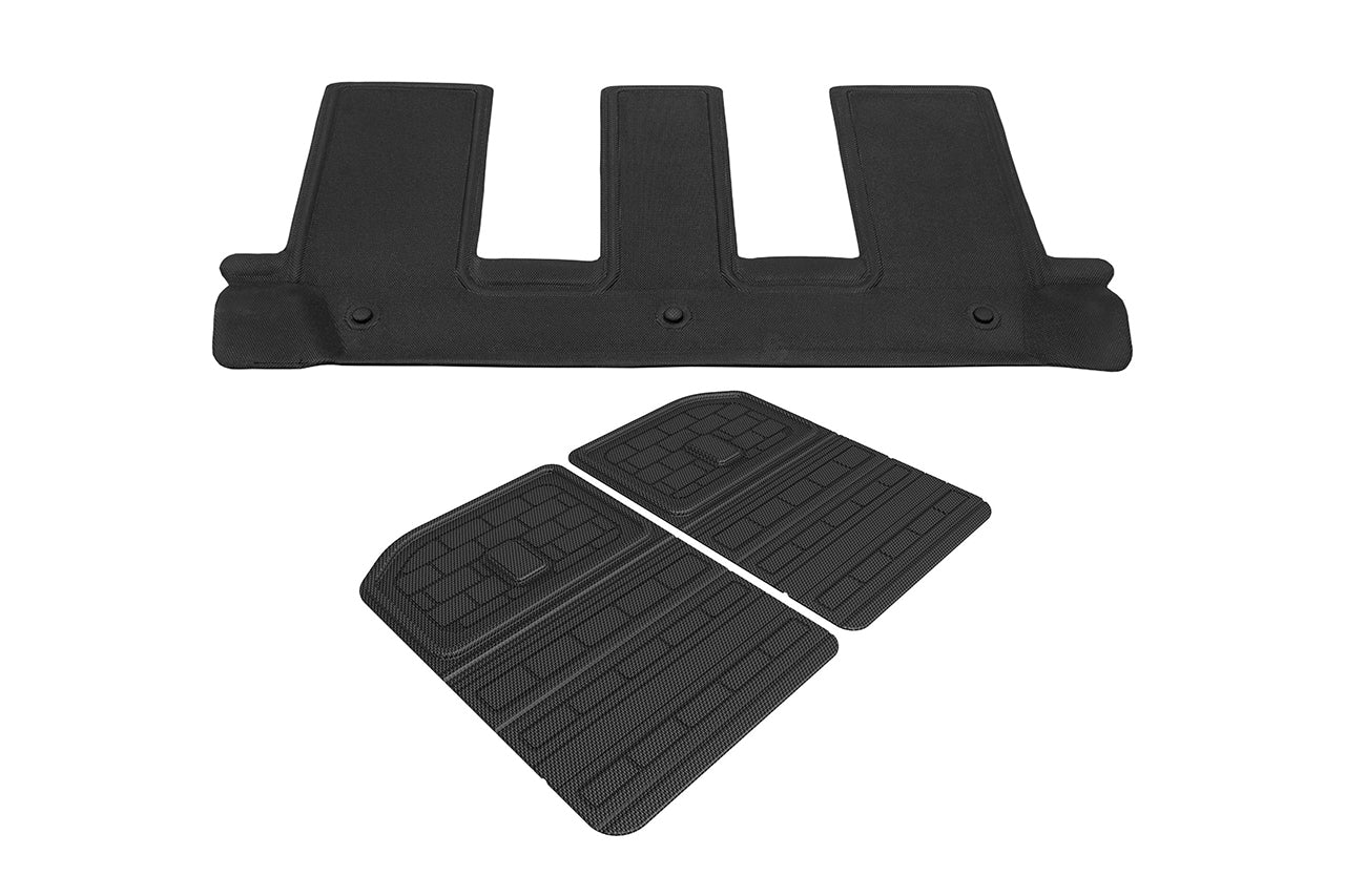 All-Weather Floor & Frunk Mats by 3D MAXpider KAGU Series Custom Fit for Rivian R1T / R1S
