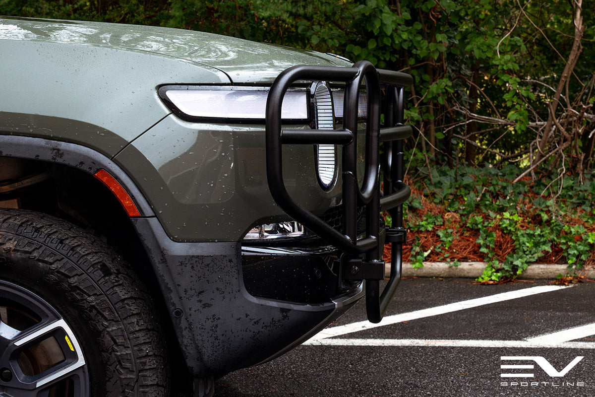 RMaxx Heavy Duty Brush / Bull Bars for Rivian R1T / R1S Front Grille and Rear Bumper