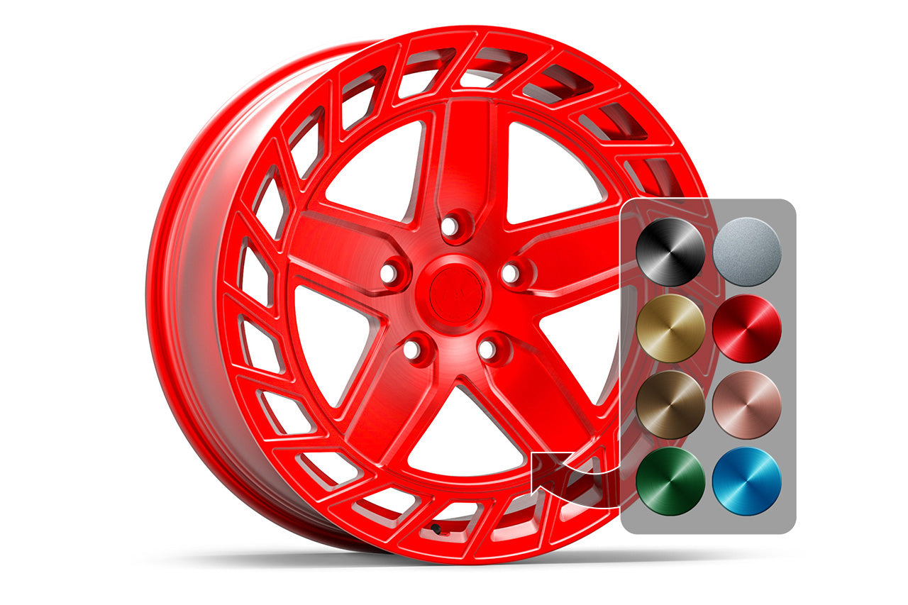 Team 1EV R500 Directional Aero 21" Precision Forged Wheels for Rivian R1T / R1S