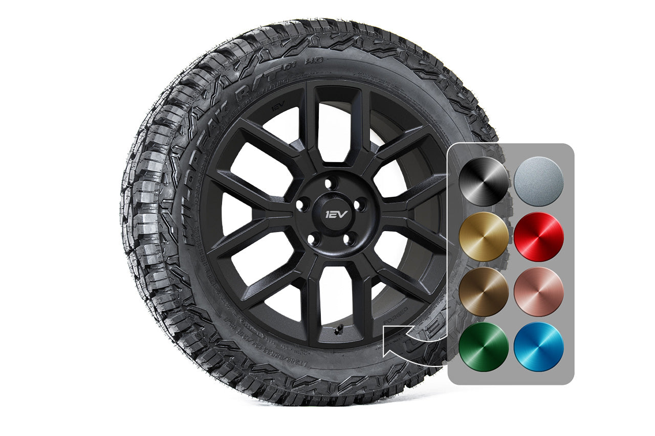 Team 1EV R600 22" Forged Wheel & Tire Package for Rivian R1T / R1S