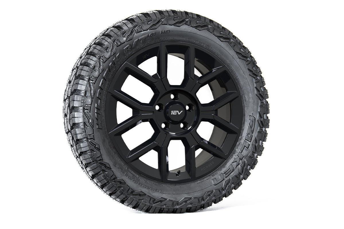 Rivian R1T / R1S R600 22&quot; Forged Wheel &amp; Tire Package  by Team 1EV