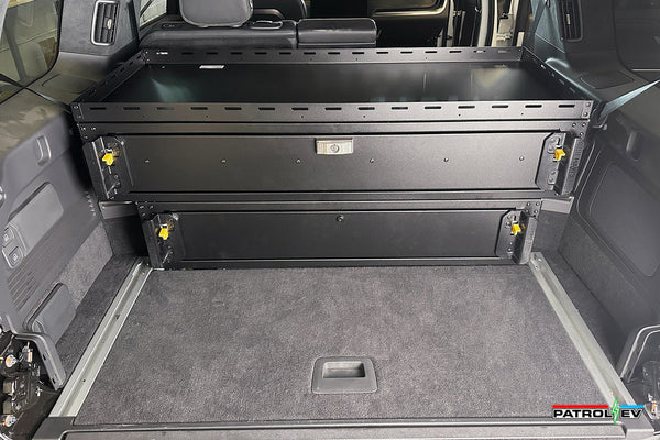Rear Cargo Drawer Storage Command Box for Rivian R1S - Vehicle Specifi ...