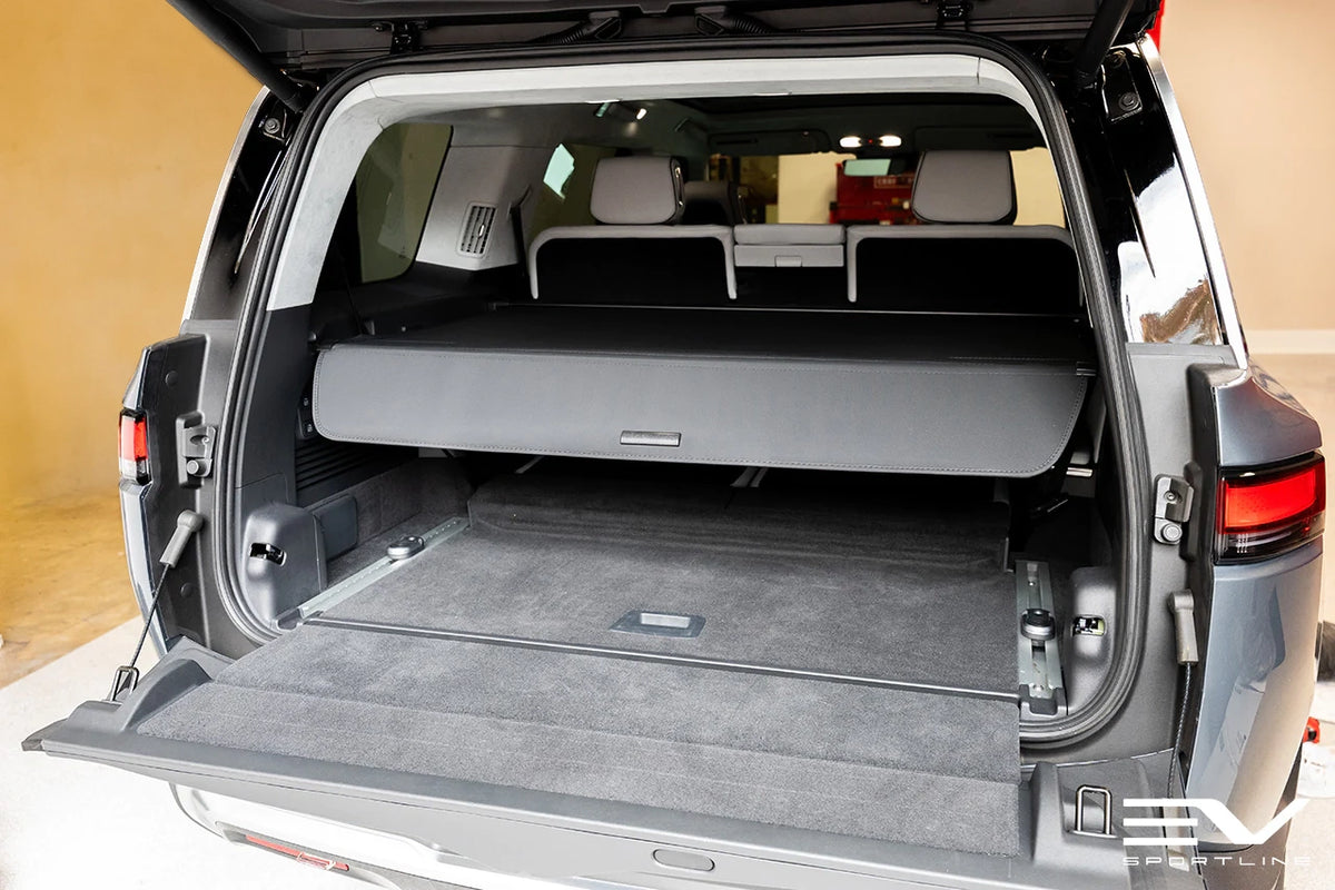 Ps Rear Retract Team 1EV Retractable Privacy Rear Cargo Area Cover for Rivian R1S - EV ...