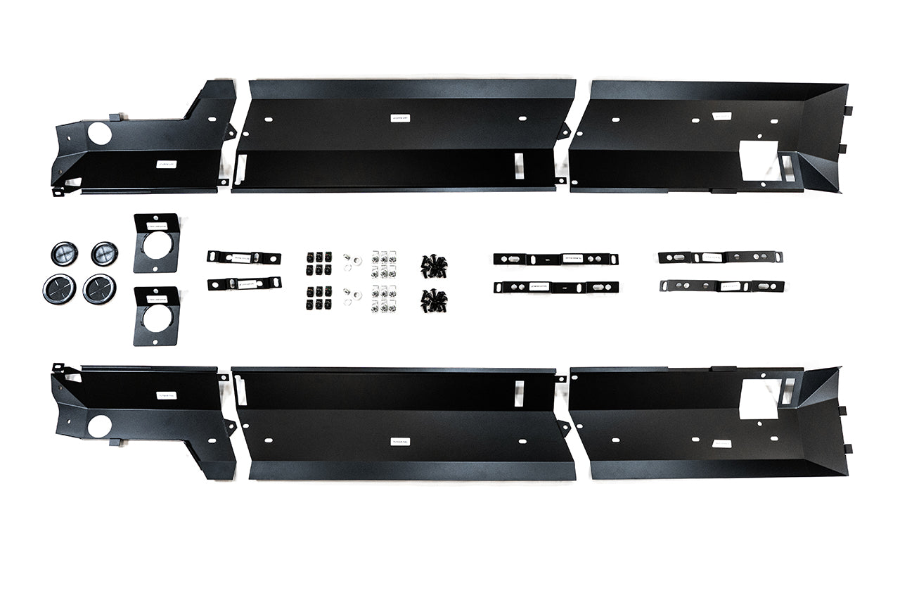 Team 1EV RMaxx Running Board "Bolt-on" Aero Cover Plates for Rivian R1T / R1S