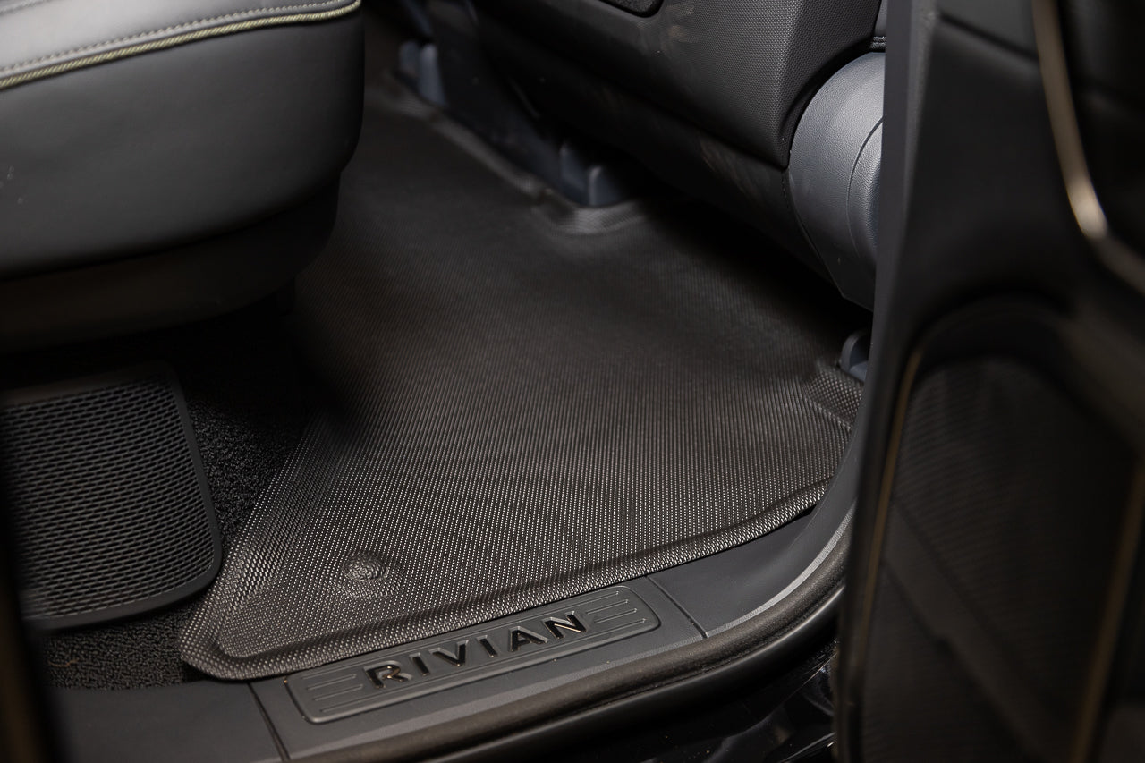 All-Weather Floor & Frunk Mats by 3D MAXpider KAGU Series Custom Fit for Rivian R1T / R1S