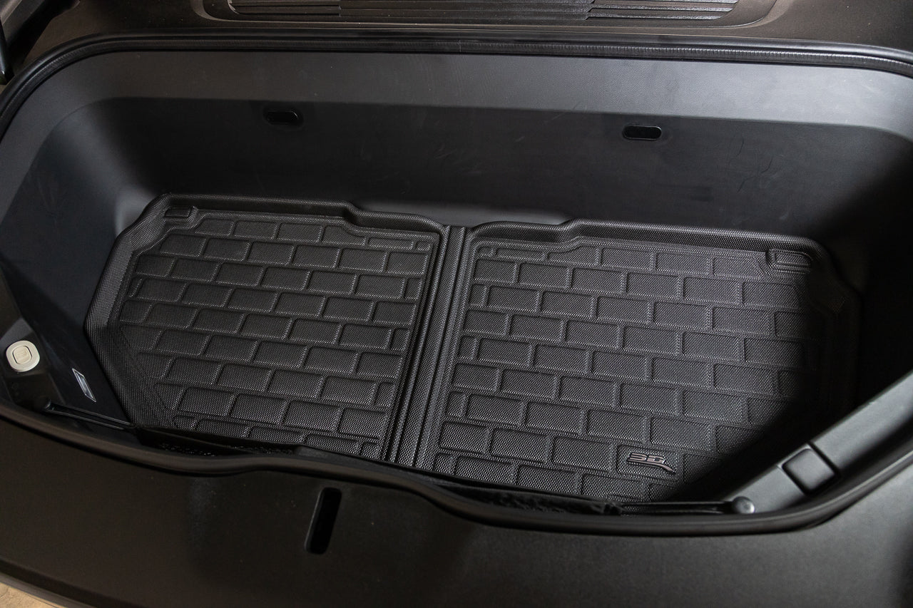All-Weather Floor & Frunk Mats by 3D MAXpider KAGU Series Custom Fit for Rivian R1T / R1S