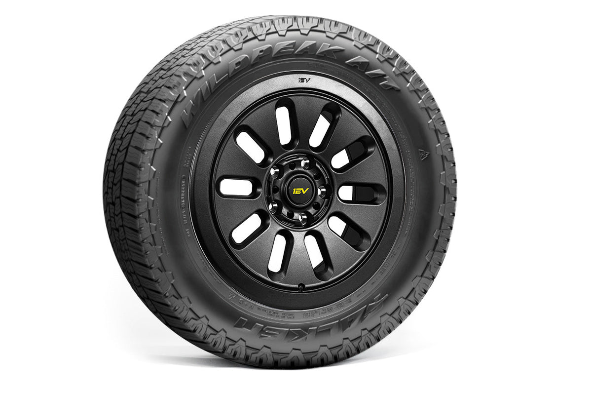 R1000 Adventure 10 Spoke 20&quot; Flow Forged Wheel &amp; Tire Package by Team 1EV for Rivian R1T / R1S Open Box Special!