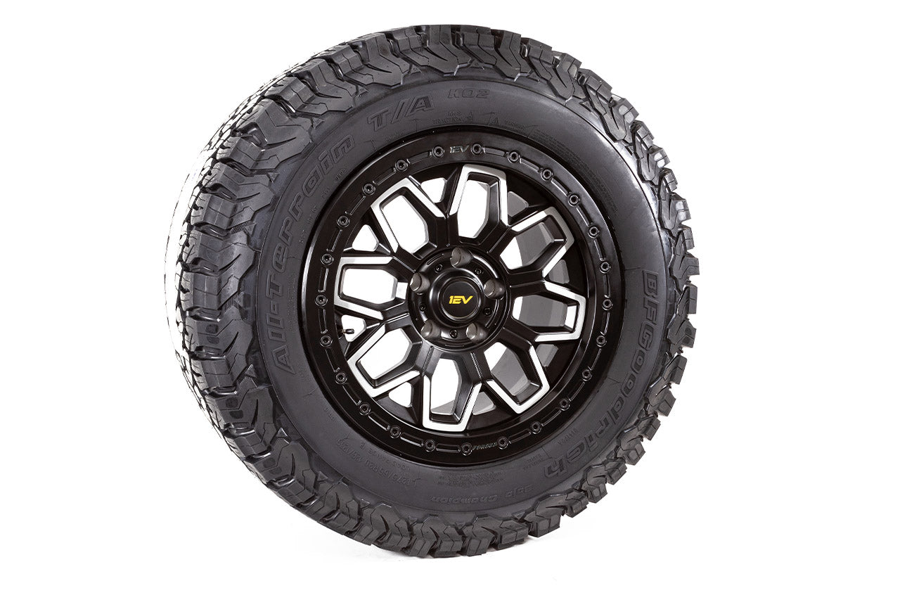 Team 1EV R80B Rmaxx Beadlock Off Road 20" Forged Wheel & Tire for Rivian R1T / R1S - SPARE x REPLACEMENT